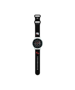 Hello Kitty Λουράκι Σιλικόνης με Pin Μαύρο (Hello Kitty Universal Strap is compatible with no models)