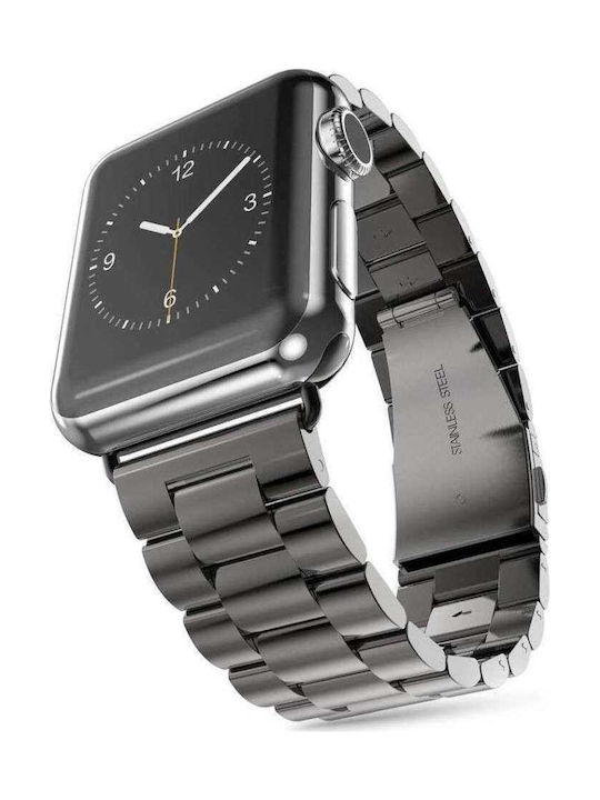 Tech-Protect Λουράκι Ανοξείδωτο Ατσάλι Μαύρο (Apple Watch 44/45/46mm/Ultra 49mm) TPRBSI4B - Image 4