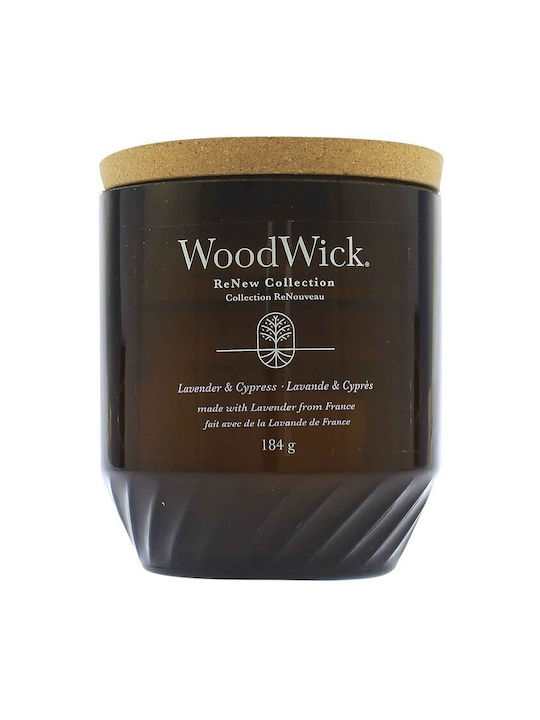 WoodWick Αρωματικό Κερί σε Βάζο με Άρωμα Lavender & Cypress 368gr