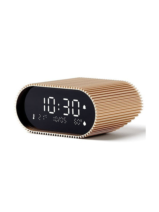 Lexon Ray Clock Επιτραπέζιο Ψηφιακό Ρολόι με Ξυπνητήρι Χρυσό LR155VG3 - Image 4