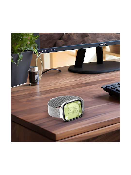 Tech-Protect MILANESEBAND Λουράκι Ανοξείδωτο Ατσάλι Ροζ Χρυσό (Huawei Watch Fit 3 / 4 / 4 Pro) - Image 3