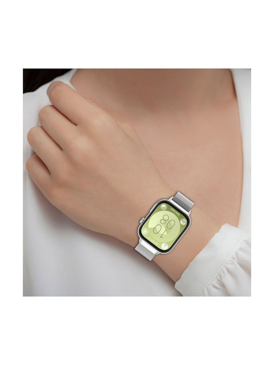 Tech-Protect MILANESEBAND Λουράκι Ανοξείδωτο Ατσάλι Ροζ Χρυσό (Huawei Watch Fit 3 / 4 / 4 Pro) - Image 6