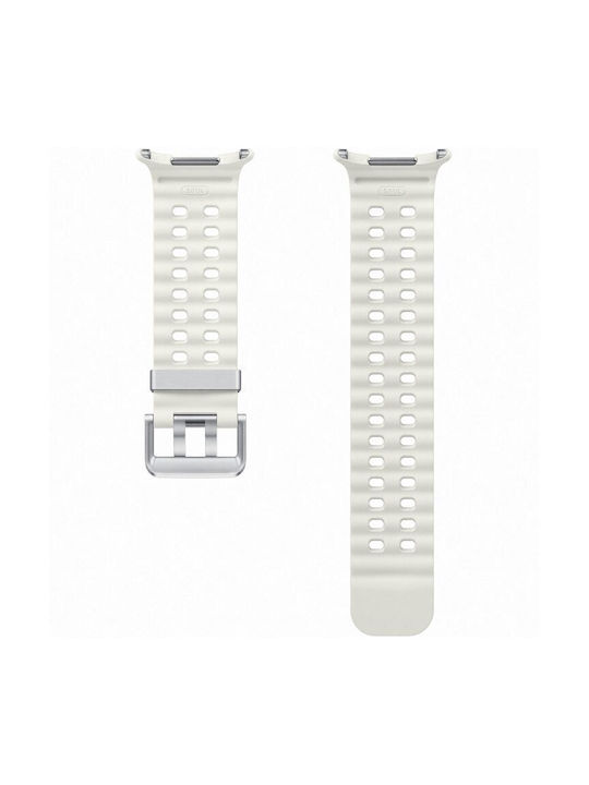 Samsung Marine Band Λουράκι Σιλικόνης Λευκό (Samsung Galaxy Watch Ultra) ET-SNL70MWEGEU - Image 2