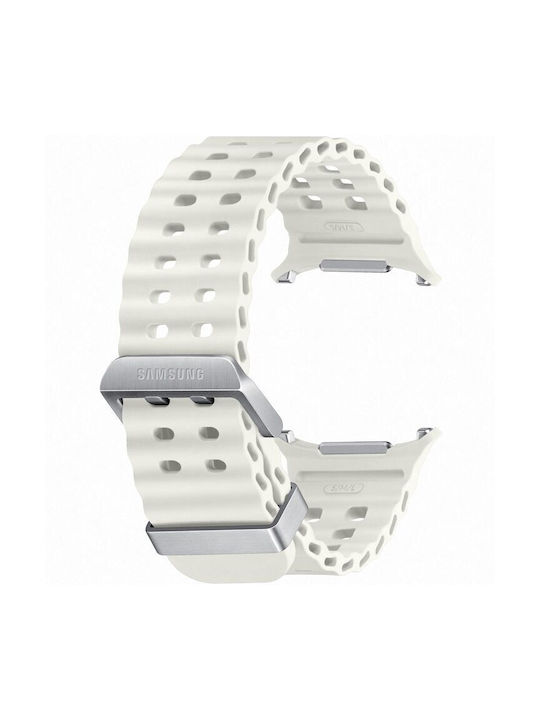 Samsung Marine Band Λουράκι Σιλικόνης Λευκό (Samsung Galaxy Watch Ultra) ET-SNL70MWEGEU - Image 3