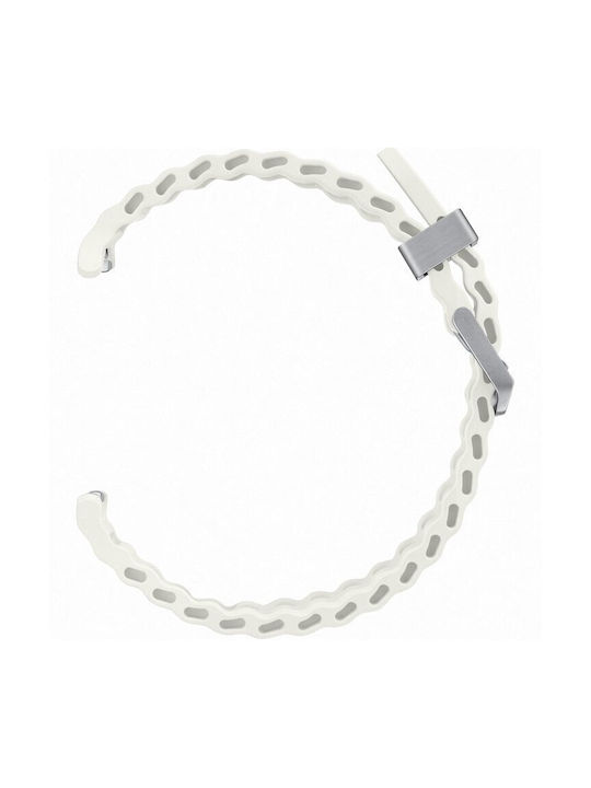 Samsung Marine Band Λουράκι Σιλικόνης Λευκό (Samsung Galaxy Watch Ultra) ET-SNL70MWEGEU - Image 4