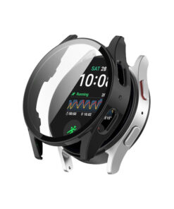 Tech-Protect DEFENSE360 Πλαστική Θήκη με Τζαμάκι σε Μαύρο χρώμα για Samsung Galaxy Watch 7 (44mm)