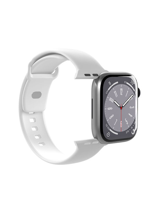 Puro Icon Λουράκι Σιλικόνης Λευκό (Apple Watch 38/40/41mm) - Image 3