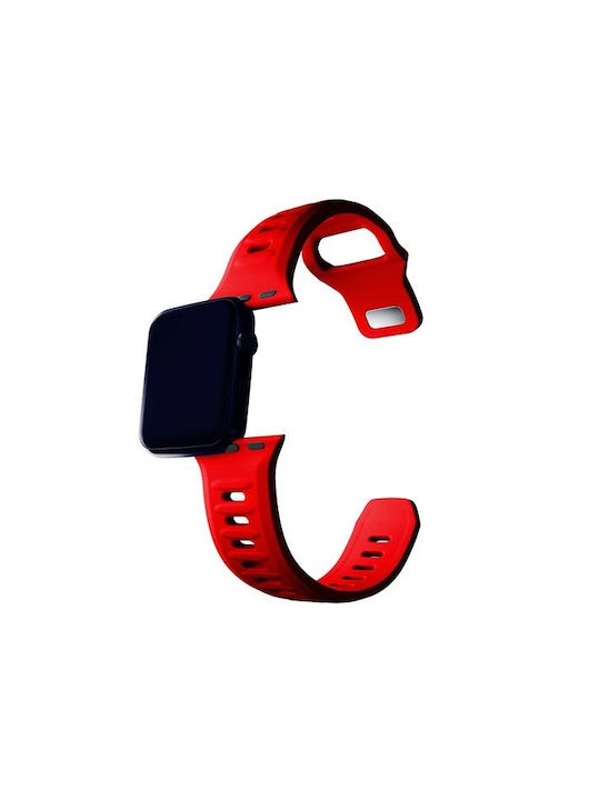 3MK Λουράκι Σιλικόνης Κόκκινο (Apple Watch 38/40/41mm) - Image 2