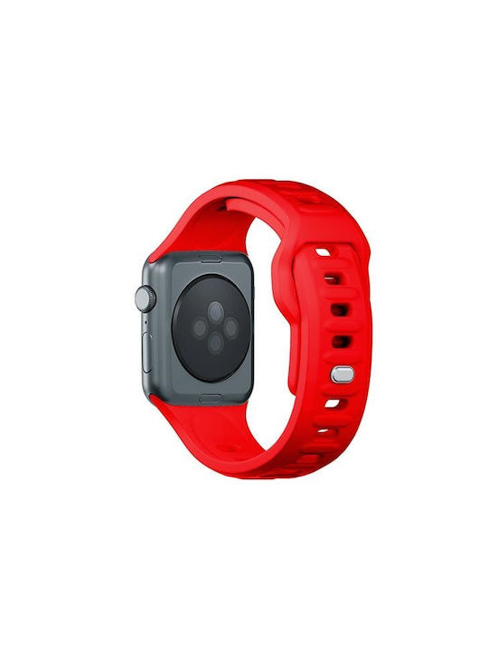3MK Λουράκι Σιλικόνης Κόκκινο (Apple Watch 38/40/41mm) - Image 3