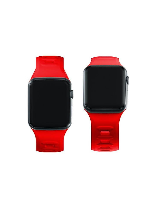 3MK Λουράκι Σιλικόνης Κόκκινο (Apple Watch 38/40/41mm) - Image 8
