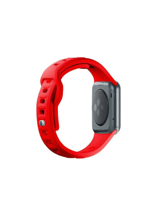 3MK Λουράκι Σιλικόνης Κόκκινο (Apple Watch 38/40/41mm) - Image 9