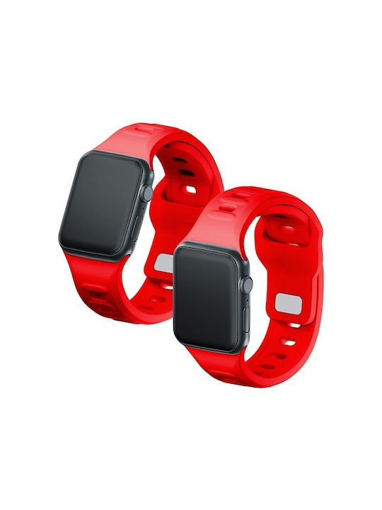 3MK Λουράκι Σιλικόνης Κόκκινο (Apple Watch 38/40/41mm) - Image 10
