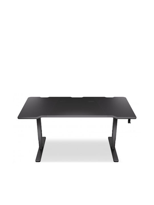 Γραφείο Atlas Ξύλινο Black με USB θύρες 150x78εκ. EY8E003 - Image 6