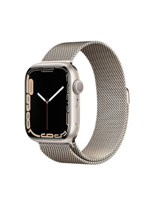 Tech-Protect Milaneseband Λουράκι Ανοξείδωτο Ατσάλι Starlight (Apple Watch (42/44/45/49mm)) - Image 4