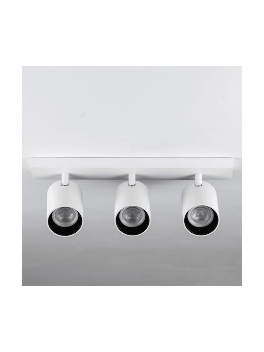 Yeelight Τριπλό Σποτ με Ντουί GU10 σε Λευκό Χρώμα YLDDL-0085 - Image 4