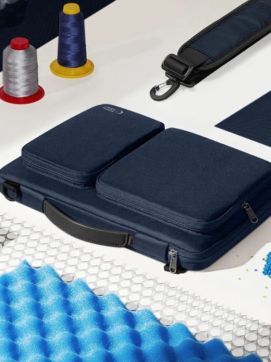 Tech-Protect Defender Τσάντα Ώμου / Χειρός για Laptop 16" σε Μπλε χρώμα - Image 10