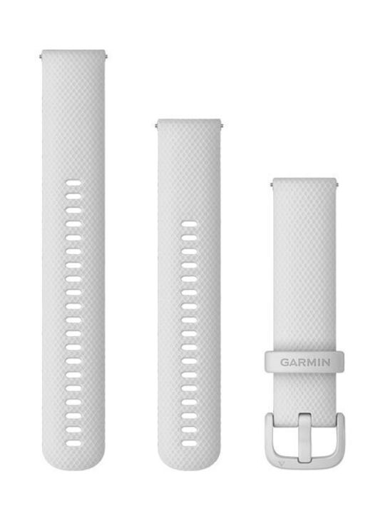 Garmin Λουράκι Σιλικόνης Λευκό (Forerunner 55/245/645 / Vivoactive 3/5/HR / Venu Sq 2) 010-13021-01 - Image 2