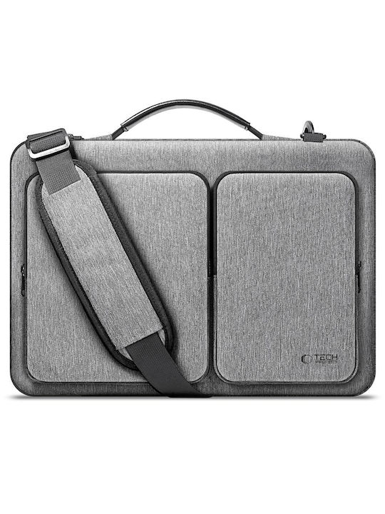 Tech-Protect Defender Τσάντα Ώμου / Χειρός για Laptop 16" Crayon Grey