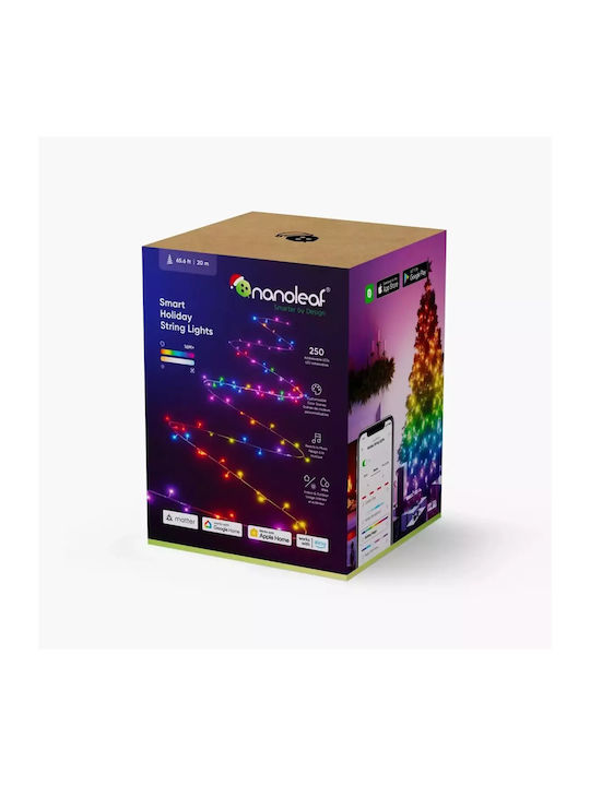 250 Λαμπάκια LED 10μ. RGB σε Σειρά NL0041 - Image 3