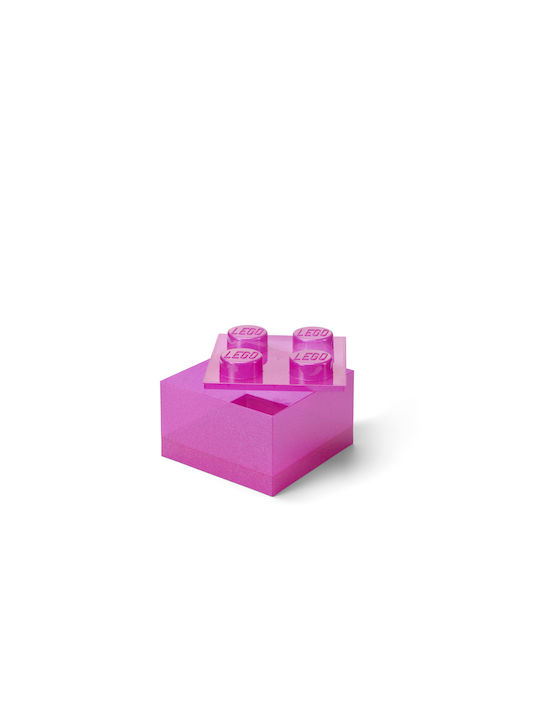 LEGO Παιδικό Κουτί Αποθήκευσης από Πλαστικό Ροζ 40090801