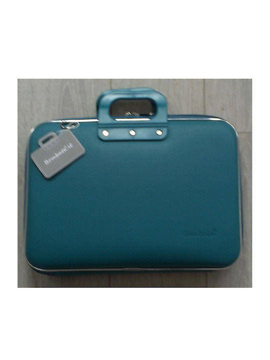 Bombata Classic Τσάντα Ώμου / Χειρός για Laptop 15.6" Teal blue - Image 4