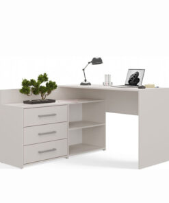 Γωνιακό Γραφείο Dany Ξύλινο Cashmere Beige 120x120x76εκ.