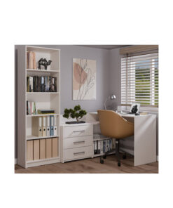 Alternative view of Γωνιακό Γραφείο Dany Ξύλινο Cashmere Beige 120x120x76εκ.