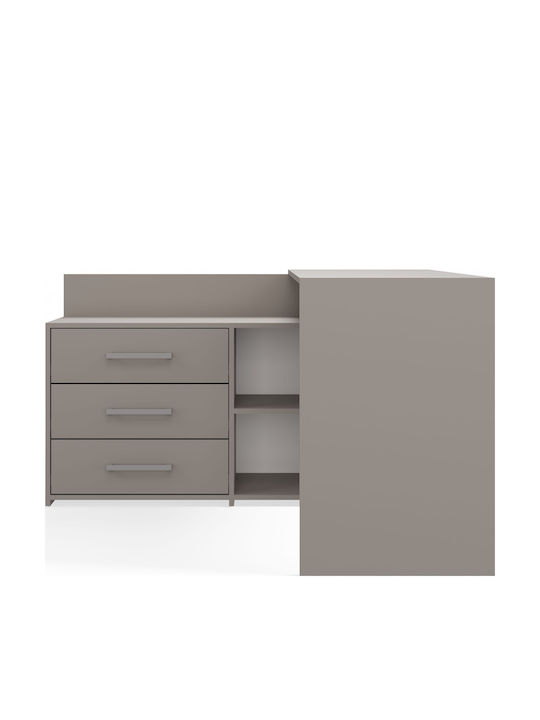 Γωνιακό Γραφείο Dany Ξύλινο Clay Grey - Image 8