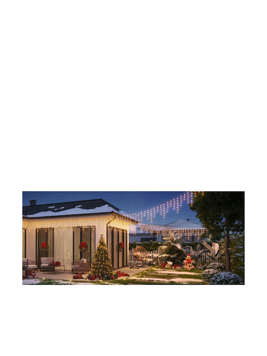 Govee Icicle Lights Στεγανή Smart Γιρλάντα Φωτισμού LED IP65 10m RGB H70D13D1 - Image 2