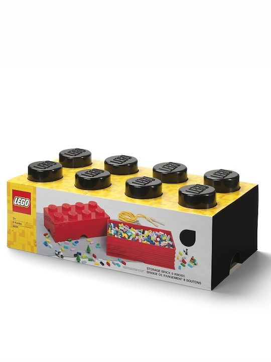 LEGO Παιδικό Κουτί Αποθήκευσης από Πλαστικό 8-Stud Μαύρο 50x25x17cm 40041733 - Image 9