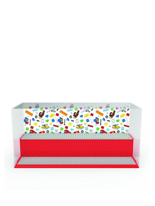 LEGO Παιδικό Κουτί Αποθήκευσης από Πλαστικό Iconic Play & Display Case 4070 Κόκκινο 40700001 - Image 5