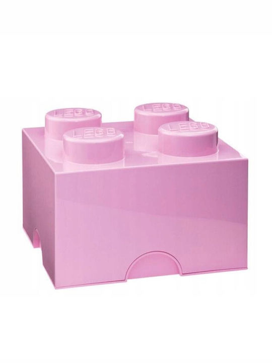LEGO Παιδικό Κουτί Αποθήκευσης από Πλαστικό 4-Stud Ροζ 25x25x18cm 40031738 - Image 2