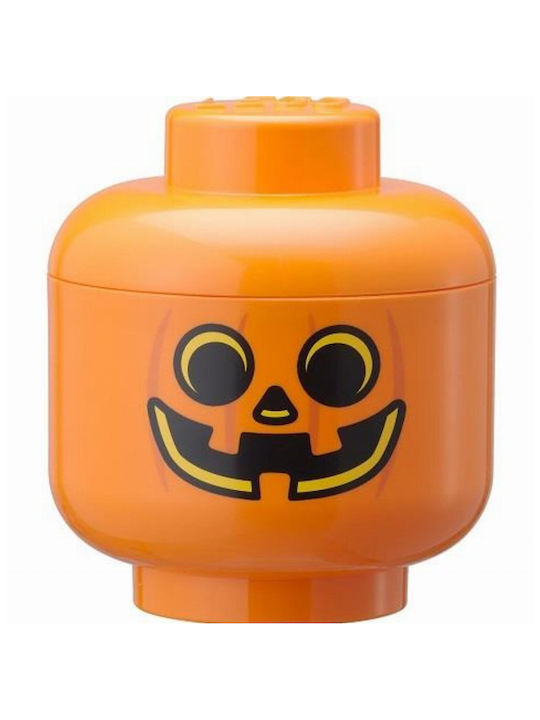 Room Copenhagen Παιδικό Κουτί Αποθήκευσης από Πλαστικό Lego Pumpkin Πορτοκαλί 16x16x19cm 40311729 - Image 5