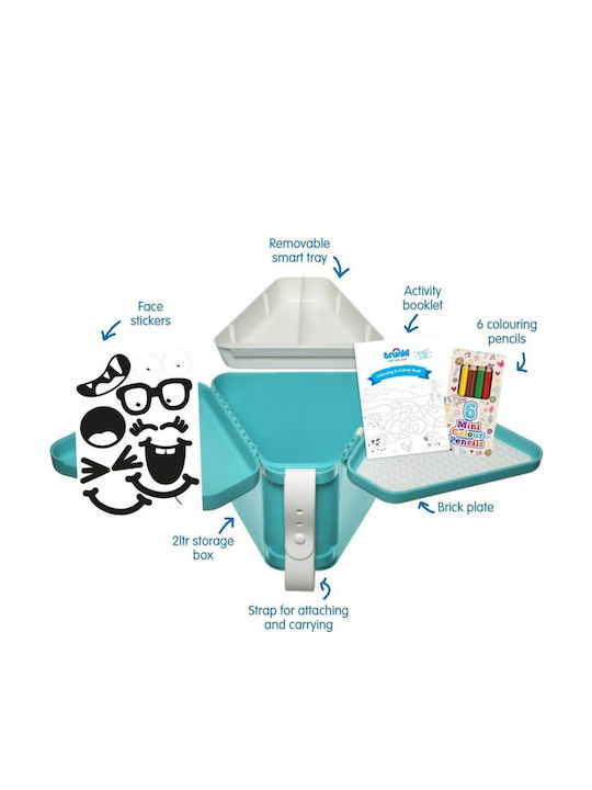 Trunki Παιδικό Κουτί Αποθήκευσης από Πλαστικό Teebee Τιρκουάζ 18x18x16cm 0443-GB01 - Image 5