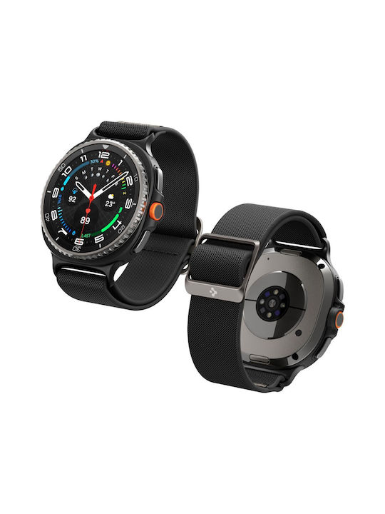 Spigen Fit Lite Λουράκι Υφασμάτινο Μαύρο (Galaxy Watch 8 / 8 Classic) AMP10117 - Image 2