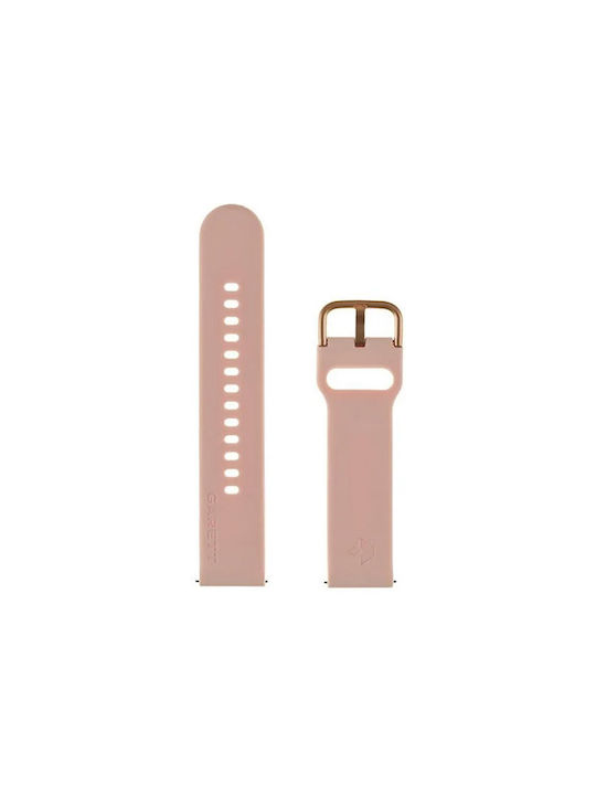 Garett Λουράκι Σιλικόνης Ροζ (Universal 22mm)