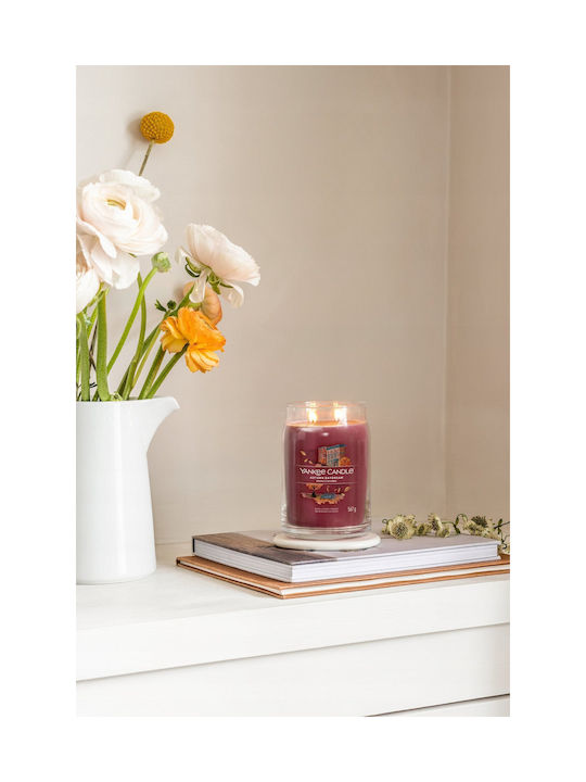 Yankee Candle Αρωματικό Κερί Autumn σε Βάζο με Άρωμα Autumn Daydream Μπορντό 567gr - Image 2