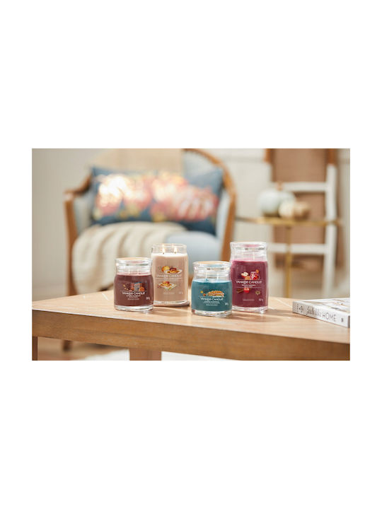 Yankee Candle Αρωματικό Κερί Autumn σε Βάζο με Άρωμα Autumn Daydream Μπορντό 567gr - Image 3
