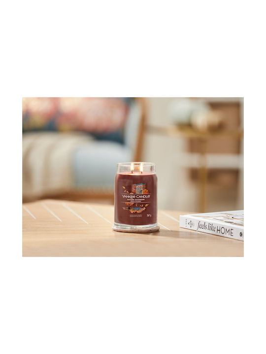 Yankee Candle Αρωματικό Κερί Autumn σε Βάζο με Άρωμα Autumn Daydream Μπορντό 567gr - Image 6