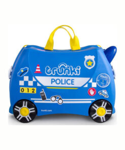 Alternative view of Trunki Percy Police Car Παιδική Βαλίτσα Ταξιδίου Καμπίνας Σκληρή Μπλε με 4 Ρόδες Ύψους 31εκ. 0323-GB01