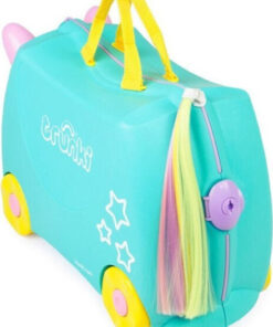 Alternative view of Trunki Una Unicorn Παιδική Βαλίτσα Ταξιδίου Καμπίνας Σκληρή Πράσινη με 4 Ρόδες Ύψους 31εκ.