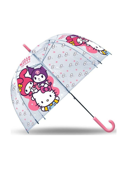 Hello Kitty Παιδική Ομπρέλα Μπαστούνι Πολύχρωμη με Διάμετρο 46εκ. HK50195 - Image 2