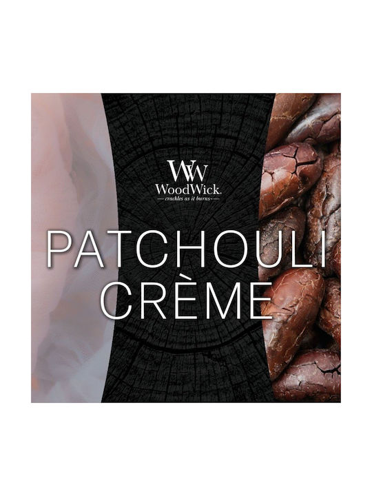 WoodWick Αρωματικό Κερί με Άρωμα Patchouli Cream Εκρού 610gr - Image 2