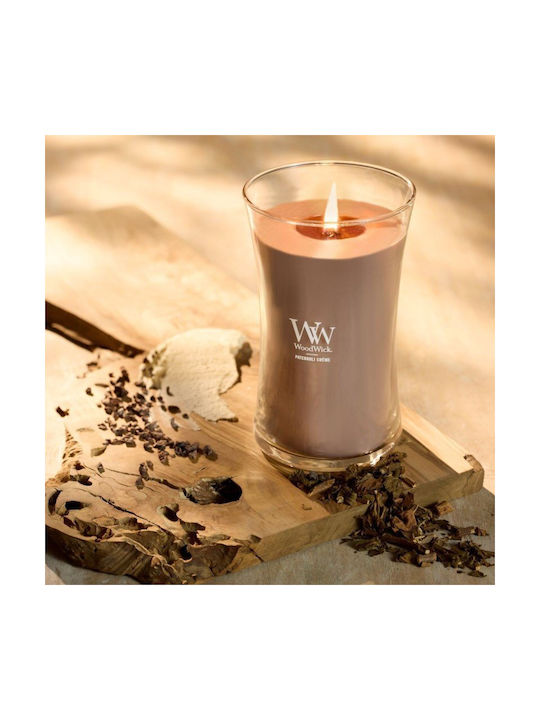 WoodWick Αρωματικό Κερί με Άρωμα Patchouli Cream Εκρού 610gr - Image 5
