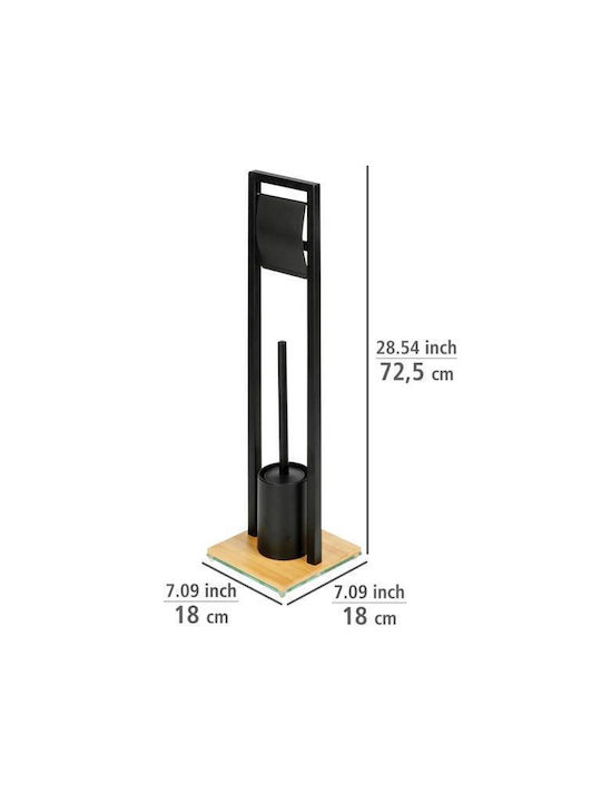 Wenko 59430 Χαρτοθήκη Μπαμπού Μαύρη 4008838322956 - Image 4