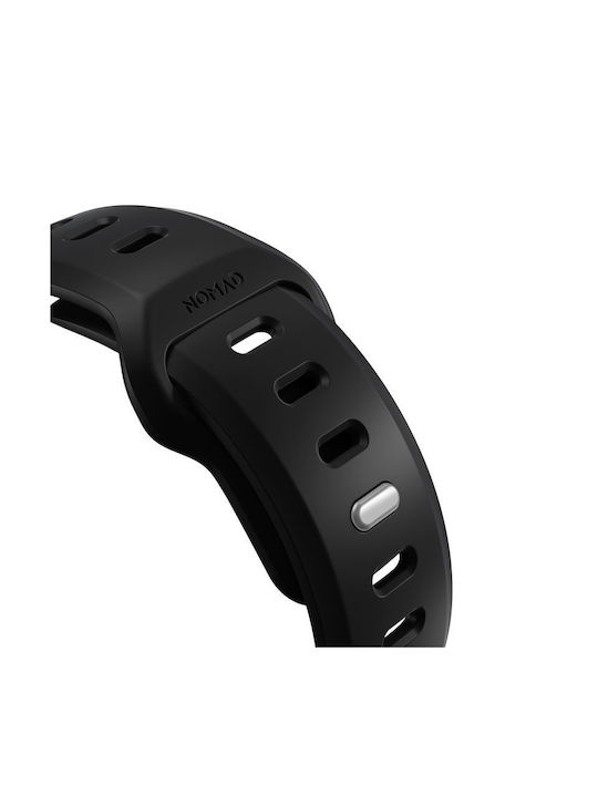 Nomad Λουράκι Σιλικόνης με Pin Μαύρο (Apple Watch 44/45/46mm/Ultra 49mm) - Image 4