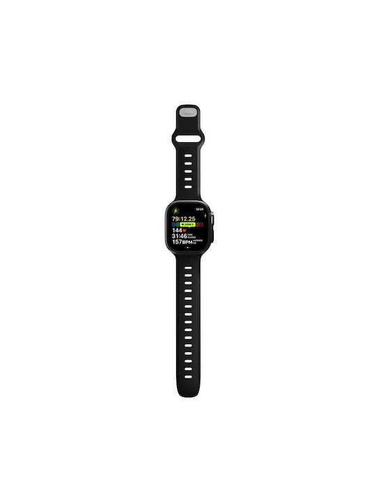 Nomad Λουράκι Σιλικόνης με Pin Μαύρο (Apple Watch 44/45/46mm/Ultra 49mm) - Image 7