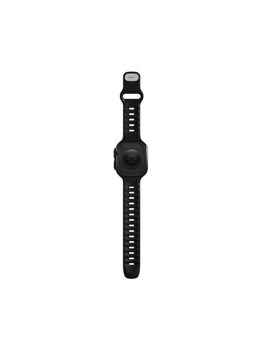 Nomad Λουράκι Σιλικόνης με Pin Μαύρο (Apple Watch 44/45/46mm/Ultra 49mm) - Image 8