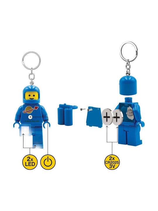 LEGO Μπρελόκ Μεταλλικό με Led Μπλε LGL-KE10 - Image 3