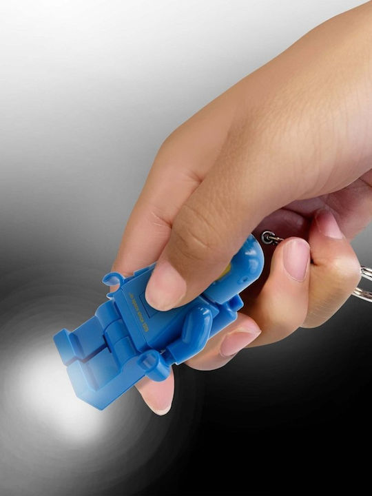 LEGO Μπρελόκ Μεταλλικό με Led Μπλε LGL-KE10 - Image 6